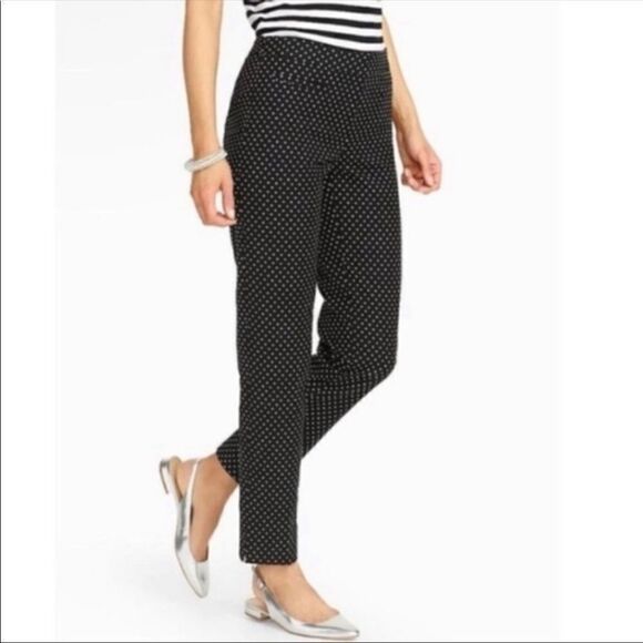 Talbots Heritage Straight Legged Pants in Charcoal Gray. Size 4 - Picture 1 of 4